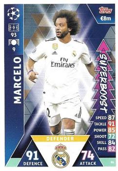 2019 Topps Match Attax UEFA Champions League Road To Madrid 19 #86 Marcelo Front