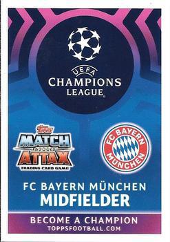 2019 Topps Match Attax UEFA Champions League Road To Madrid 19 #118 James Rodríguez / Franck Ribéry / Arjen Robben Back