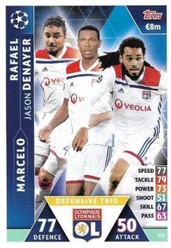 2019 Topps Match Attax UEFA Champions League Road To Madrid 19 #122 Rafael / Marcelo / Jason Denayer Front