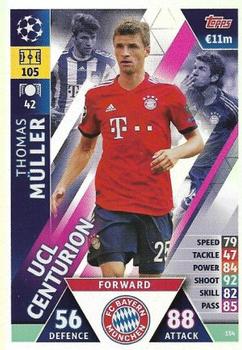 2019 Topps Match Attax UEFA Champions League Road To Madrid 19 #154 Thomas Müller Front