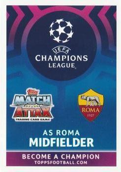 2019 Topps Match Attax UEFA Champions League Road To Madrid 19 #169 Justin Kluivert Back