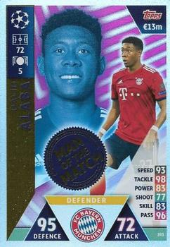 2019 Topps Match Attax UEFA Champions League Road To Madrid 19 #193 David Alaba Front