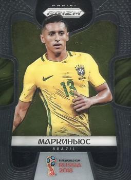 2018 Panini Prizm FIFA World Cup - Cyrillic #30 Marquinhos Front