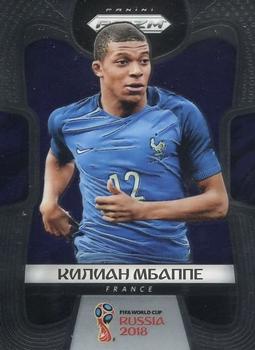 2018 Panini Prizm FIFA World Cup - Cyrillic #80 Kylian Mbappé Front