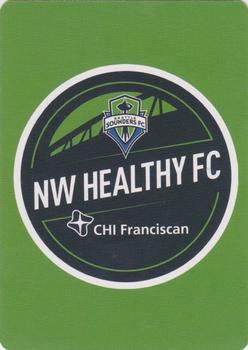 2018 CHI Franciscan Seattle Sounders FC Playing Cards #10♥ Nicolas Lodeiro Back