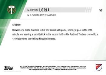 2019 Topps Now MLS #50 Marvin Loria Back