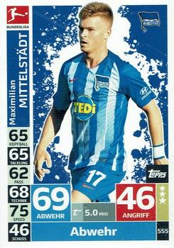 2018-19 Topps Match Attax Bundesliga Extra #555 Maximilian Mittelstädt Front