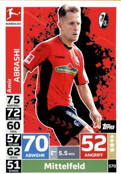 2018-19 Topps Match Attax Bundesliga Extra #570 Amir Abrashi Front