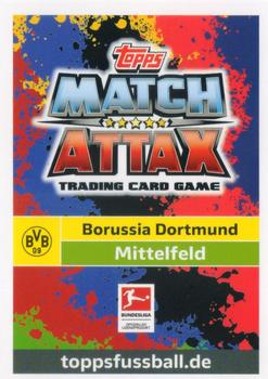 2018-19 Topps Match Attax Bundesliga Extra #717 Jadon Sancho Back