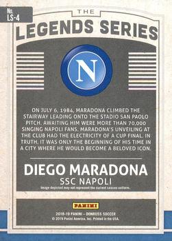 2018-19 Donruss - Legends Series #LS-4 Diego Maradona Back