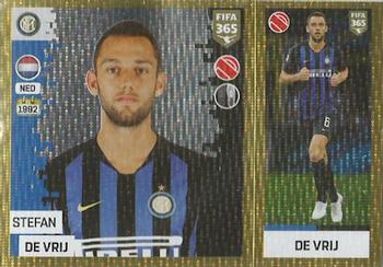 2019 Panini FIFA 365 (Blue Back) #189 Stefan De Vrij Front