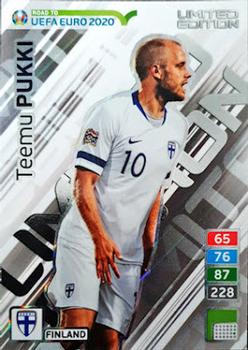 2019 Panini Adrenalyn XL Road to UEFA Euro 2020 - Limited Edition #NNO Teemu Pukki Front