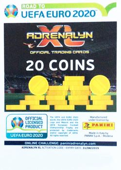 2019 Panini Adrenalyn XL Road to UEFA Euro 2020 - Limited Edition #NNO Online Card Back