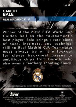 2018-19 Topps Chrome UEFA Champions League - Superstar Sensations #SS-GB Gareth Bale Back