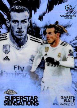 2018-19 Topps Chrome UEFA Champions League - Superstar Sensations #SS-GB Gareth Bale Front