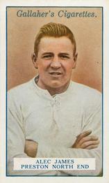 1928 Gallaher Ltd Footballers #62 Alec James Front