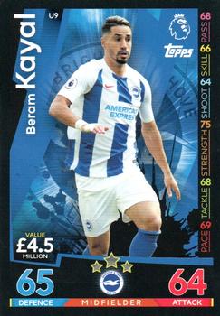 2018-19 Topps Match Attax Premier League Extra #U9 Beram Kayal Front