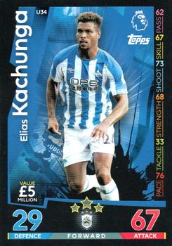 2018-19 Topps Match Attax Premier League Extra #U34 Elias Kachunga Front