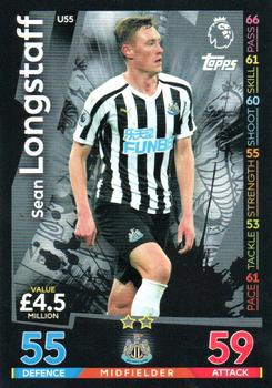 2018-19 Topps Match Attax Premier League Extra #U55 Sean Longstaff Front