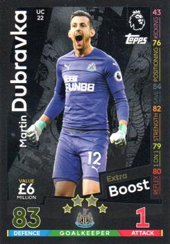 2018-19 Topps Match Attax Premier League Extra - Extra Boost #UC22 Martin Dubravka Front