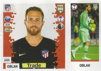 2019 Panini FIFA 365 (Pink Back) #42 Jan Oblak Front