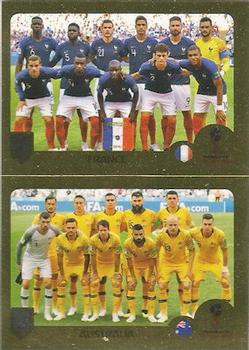 2019 Panini FIFA 365 (Pink Back) #382 France /Australia Front