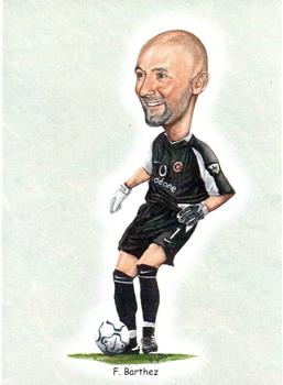 2002 Manchester United Football Caricatures #1 Fabien Barthez Front