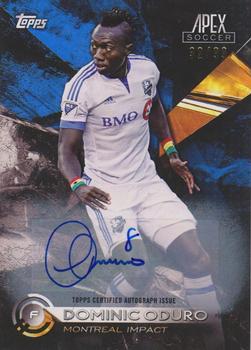 2016 Topps Apex MLS - Autographs Blue #4 Dominic Oduro Front