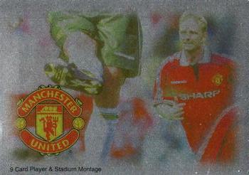 1999 Futera Manchester United Fans' Selection - Foil #81 Player & Stadium Montage Front