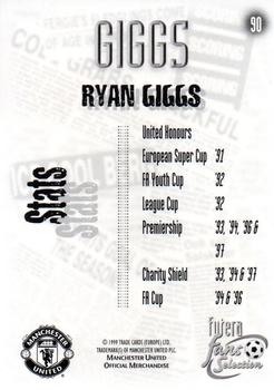 1999 Futera Manchester United Fans' Selection - Foil #90 Ryan Giggs Back