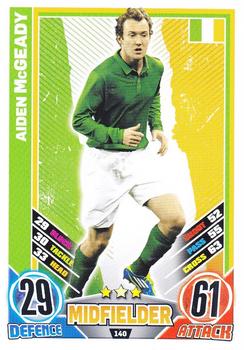 2012 Topps Match Attax Ireland #140 Aiden McGeady Front