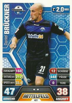 2014-15 Topps Match Attax Bundesliga Extra #481 Daniel Brückner Front