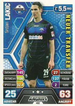 2014-15 Topps Match Attax Bundesliga Extra #482 Srdjan Lakic Front