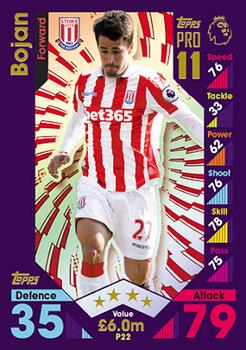 2016-17 Topps Match Attax Premier League - Pro 11 #P22 Bojan Front