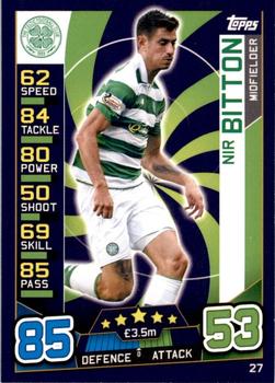 2016-17 Topps Match Attax SPFL #27 Nir Bitton Front