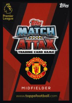 2018-19 Topps On-Demand Match Attax Premier League #OD171 Paul Pogba Back