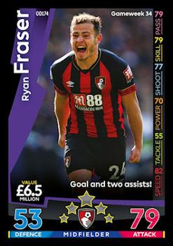 2018-19 Topps On-Demand Match Attax Premier League #OD174 Ryan Fraser Front