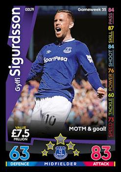 2018-19 Topps On-Demand Match Attax Premier League #OD179 Gylfi Sigurdsson Front