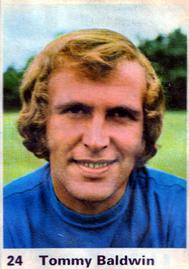 1971-72 Marshall Cavendish Top Teams #24 Tommy Baldwin Front