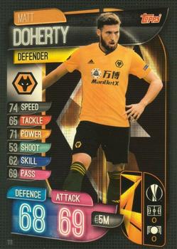 2019-20 Topps Match Attax UEFA Champions League UK #111 Matt Doherty Front