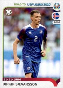 2019 Panini Road to UEFA Euro 2020 Stickers #148 Birkir Sævarsson Front