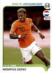 2019 Panini Road to UEFA Euro 2020 Stickers #191 Memphis Depay Front
