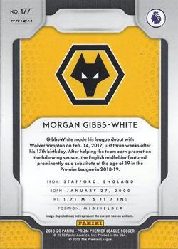 2019-20 Panini Prizm Premier League - Hyper #177 Morgan Gibbs-White Back