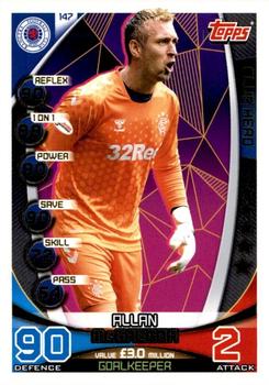 2019-20 Topps Match Attax SPFL #147 Allan McGregor Front