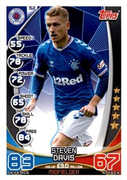 2019-20 Topps Match Attax SPFL #152 Steven Davis Front