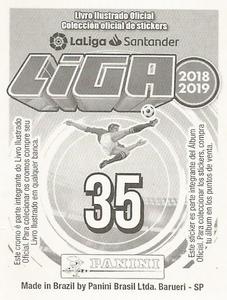 2018-19 Panini Liga Stickers LaLiga Santander (Brazil) #35 Correa Back