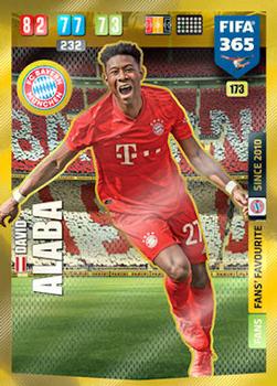 2019-20 Panini Adrenalyn XL FIFA 365 #173 David Alaba Front