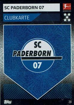 2019-20 Topps Match Attax Bundesliga #280 SC Paderborn Clubkarte Front