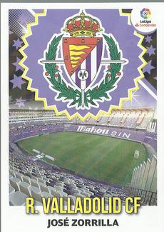 2018-19 Panini LaLiga Santander Este Stickers - Escudos & Entrenadores #37 Escudo Valladolid Front