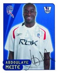 2007-08 Merlin Premier League 2008 #146 Abdoulaye Meite Front